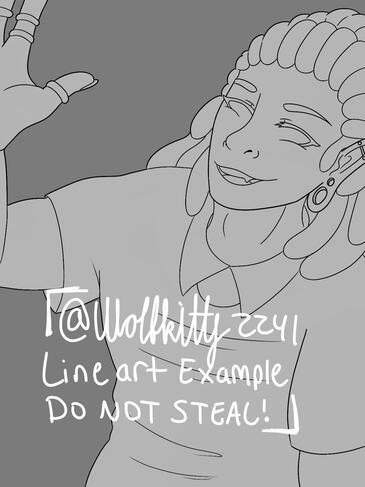 Lineart Example Lineart Example