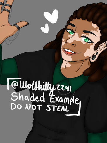 Shaded Example Shaded Example