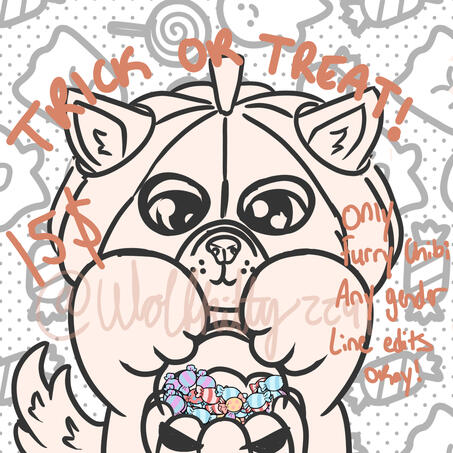 Trick Or Treat Chibi YCH pfp / emote Trick Or Treat Chibi YCH pfp / emote