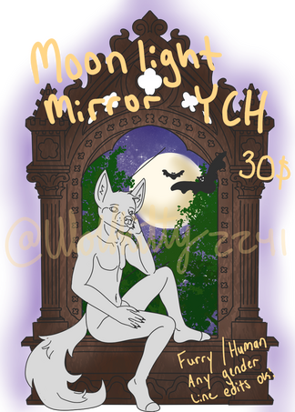 Moonlight Mirror YCH Moonlight Mirror YCH